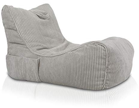 Ecopuf Sitzsack Cord - Sitzsäcke - Bean Bag - Sitzsack mit Füllung zum Kinderzimmer und zum Wohnzimmer - für Erwachsene und Kinder