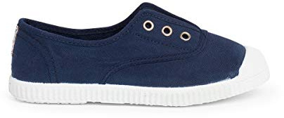 Pisamonas Tennis en Toile avec Bout Caoutchouc sans Lacets