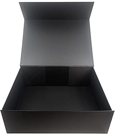 Boîte cadeau pliable extra large - 29 x 38 x 13 cm - Noir