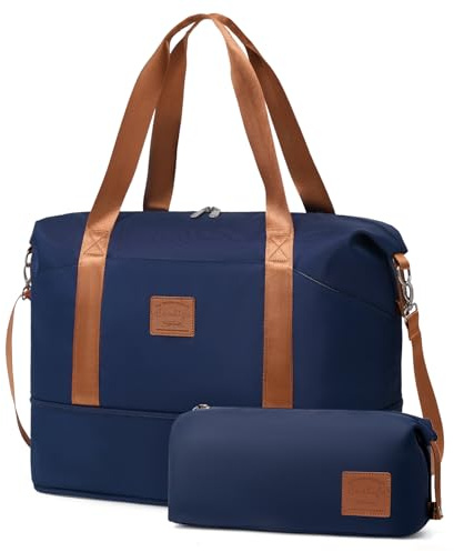 COOLIFE Ryanair Cabin Bags 40x30x20 for Weekend Travel and Short Trips, 270D Oxford Lightweight Carry On Luggage, Underseat Cabin Bag with YKK Zipper, 20-25L Expandable Travel Bag (Blue)
