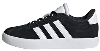 adidas Unisex Kinder VL COURT 3.0 SHOES, Core Black / Cloud White / Core Black, 35 EU