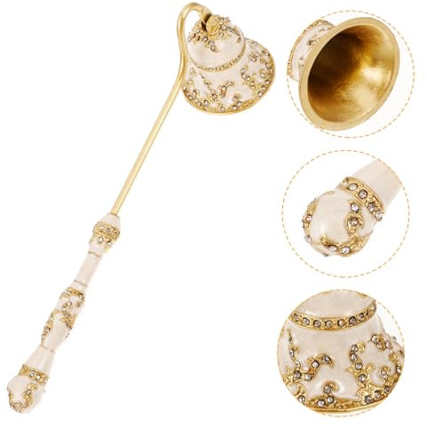 Cabilock Extintor De Velas Retro Apagavelas Decorativa Herramienta para Apagar Velas Accesorio para Apagar Velas Apagavelas De Latón Apagavelas Automático Metal Aleación De Zinc Mecha