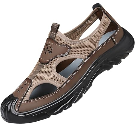 riou Sandalias Deportivas Hombres Verano Sandalias Con Punta Abierta Zapatillas De Exterior Sandalias De Playa Ligero Transpirables Sandalias Ergonómicas 44 46 Diarias