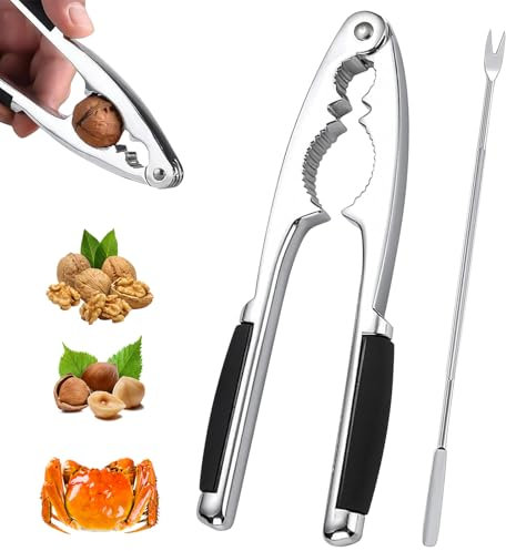 BOCHENG Schiaccianoci Schiaccianoci Robusto Schiaccianoci con manico antiscivolo Schiaccianoci – Si rompe ogni dado con piacere