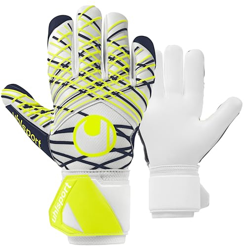 uhlsport Classic Absolutgrip HN Pro Jr. Fußball Torwarthandschuhe für Kinder und Herren, Torwart-Handschuhe, Fussball-Handschuhe mit Handgelenkfixierung und verbesserter Dämpfung