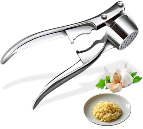 Presse-ail de cuisine professionnelle, hachoir à ail broyeur de gingembre, Facile à Nettoyer et Durable, hachoir à ail convivial, pour Ail, Gingembre, Piment, pour Presser Noix et Aliments