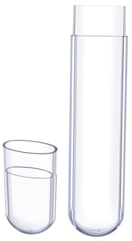 DOITOOL Boîte de Rangement en Plastique Transparente pour Pinces à Épiler et Clips, Design Élégant Multifonctionnel, Facile à Nettoyer, pour Beauté et Voyage