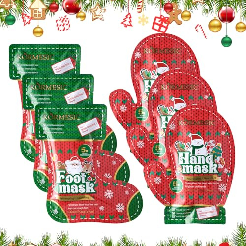 3 Paia Maschera Piedi Esfoliante + 3 Paia Maschera Mani, Maschera per Piedi, Maschere Piedi Idratanti, Maschera Mani Guanti, Maschere Mani, Hand Mask, Foot Peel Mask, Maschera Piedi Secchi Screpolati