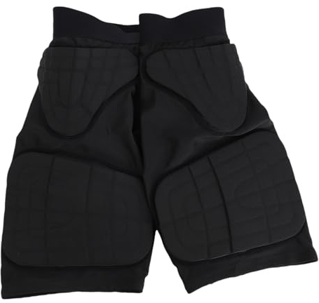 Jopwkuin Pantalones Cortos de Compresión Acolchados Protectores para Jóvenes para Fútbol Baloncesto, Almohadillas Modulares con Tela de Secado Rápido, Ropa Interior Acolchada Resistente a los (YXL)