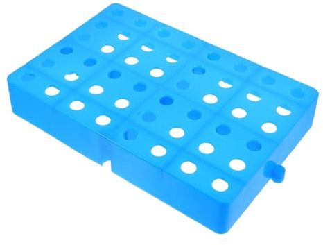 Yardwe Palet de Suelo de Ventilación de Plástico Azul para Supermercado y Almacén Diseño Elevado y Estructura Compatible Montacargas