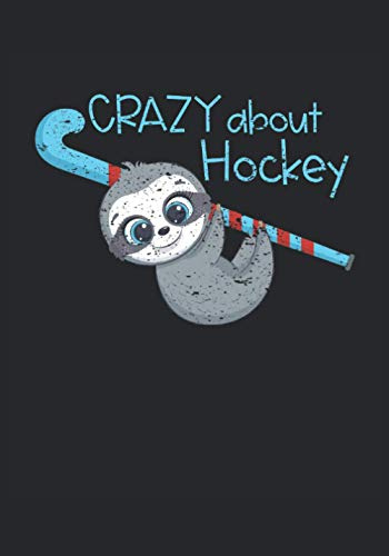 Notizbuch Crazy about Hockey: Notizbuch gepunkted, Format B5 mit Softcover, 120 nummerierte Seiten mit Inhaltsverzeichnis und Jahresübersicht, tolles ... SpielerInnen, als Tagebuch, TrainingsTracker