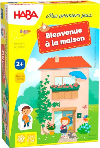 HABA - Mes Premiers Jeux - Bienvenue à la Maison - Jeu de société - 2 Ans et Plus - 306356 Coloré