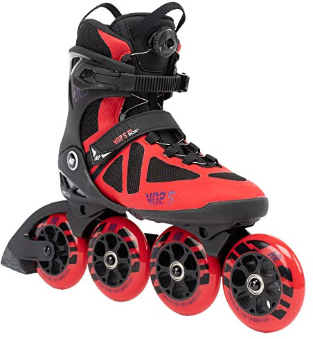 K2 Skates Unisex Inline Skates VO2 S 100 BOA, red, 30G0152.1.1.140