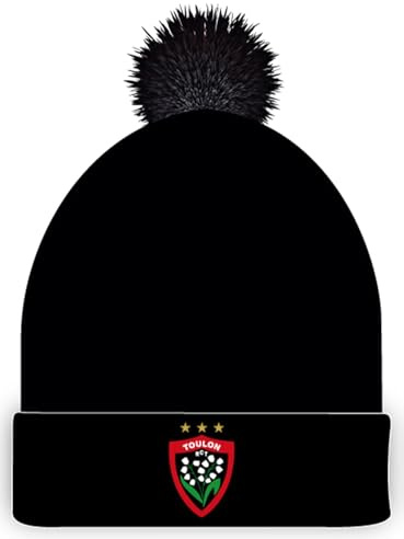 RCT Bonnet Toulon officiell kollektion rugby club Toulonnais, svart, One size