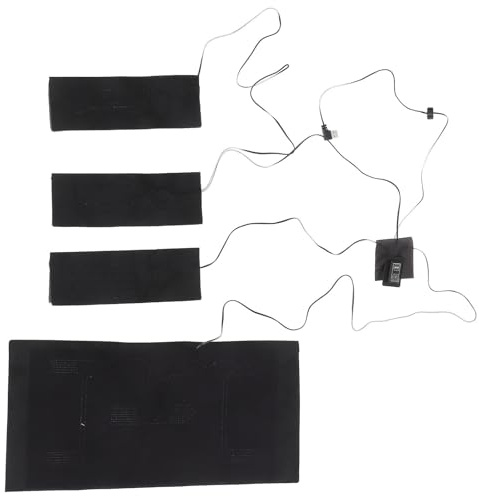 GLEAVI Piastra Riscaldante 3 Livelli di Regolazione per Abbigliamento Materiale in Fibra Complessa, Alimentazione USB, Lavabile e Semplice da Usare per Uso Invernale