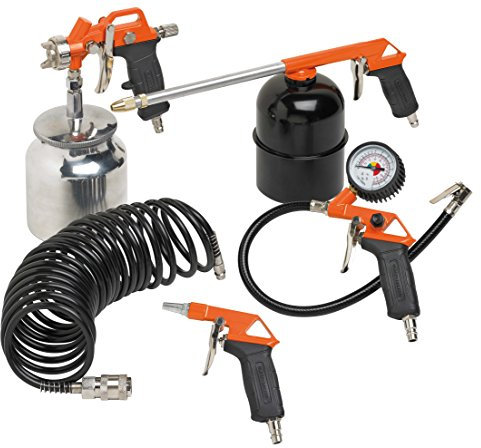 Black+Decker 9045853BND Accesorios para Compresor de Aire, BD Kit 5 PCS Metal