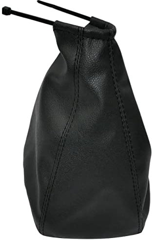 Aerzetix - C57791 - Cuffia soffietto per leva del cambio - compatibile con Fiat Grande Punto dal 2005 al 2012 - colore: nero - in pelle sintetica