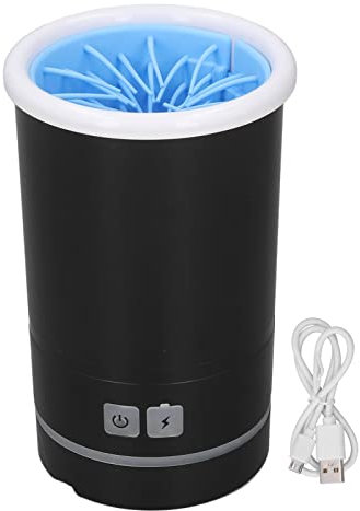 BAOFUYA Tragbare Pet Washer Cup, USB wiederaufladbare Puppy Cat Foot Washer Dog Foot Cleaner Pet Cleaner für kleine mittelgroße Hunde