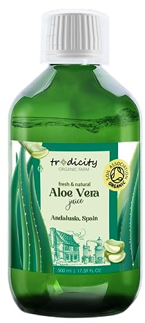 Aloe Vera Puro Liquido, 100% Natural BIO, Hidratante, Calmante Y Reparador, Tónico y Limpiador Facial, After-Sun, Depilación y Afeitado, Serum Anti Edad 500 ml