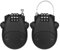 2 Pack 3 Digit Combination Lock, Cable Lock Rustproof Small Combination Lock with 75cm Retractable Cable, Security Password Lock for Luggage, Bike, Ski, Helmet