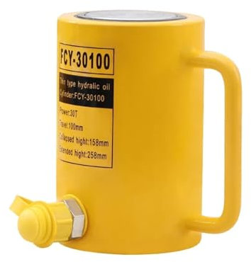 Hydraulischer Wagenheber, Langer Hydraulikzylinder FCY-30100 Hydraulikzylinder mit 30T Leistung, 100mm Kolbenhub