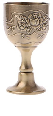 ZWTPGKRD Tazza da vino vintage fatta a mano in rame con incisione floreale modello piccolo calice liquore tazze brulé bicchieri di rame di Natale in ceramica con coperchio in vetro armadio Storage Set