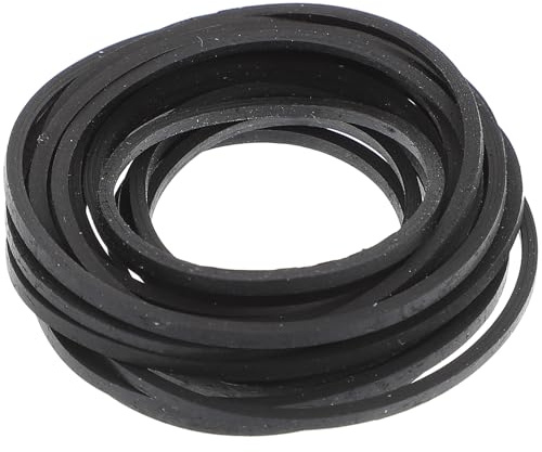 Générique Lot de 20 Courroies en Caoutchouc Élastique Carrées 15 MM pour Magnétophone à Cassettes Lecteur DVD et Magnétoscope Taille 110-145 MM Réparation et Entretien