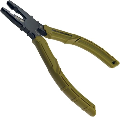 Engineer PZ-33 Screw Extraction Pliers with Built-in Wire Stripper, Black Oxide Coating, Carbon Steel Jaws