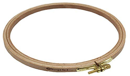 Nurge Stickring aus Holz, 190 mm x 8 mm, #4