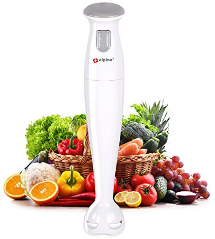 alpina Frullatore a immersione, per zuppe e salse, 150 Watt