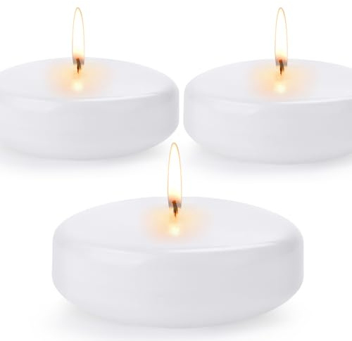12PACK Floating Candles 3inch Continuous Burning for 13-15 Hours