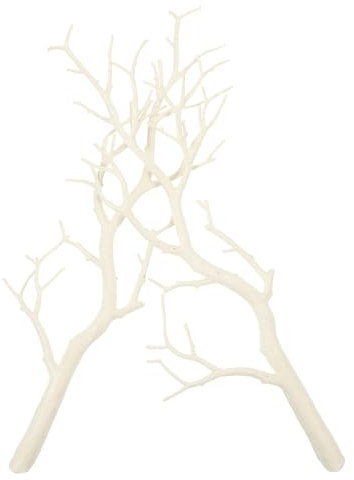 TOPBATHY 2pièces Branches Décoratives Artificielles Blanches pour Vase Lot de Idéales pour Décorations De Mariage Fêtes Et Intérieurs
