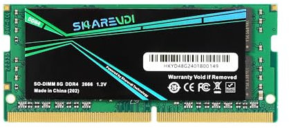 Sharevdi 8GB DDR4 2400MHz PC4 19200S CL17 SODIMM 1.2V 260-pin Nicht-ECC SODIMM Laptop Notebook Mini Computer RAM Speichermodul(DDR4 8GB)