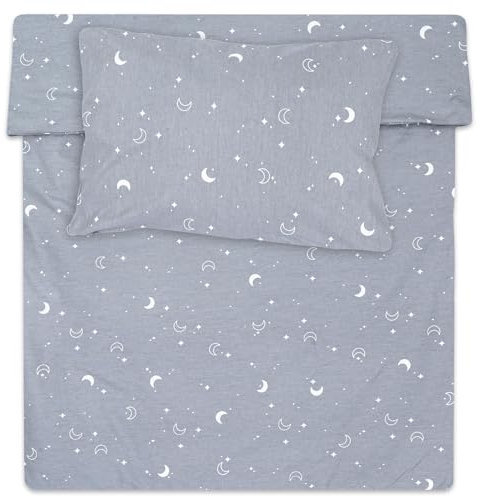 Kinderbettwäsche Baby Bettwäsche 90x120 cm aus Baumwolle - Kinder Set von Duvet Cover 90 x 120 und Kissenbezug 40x60 cm Junge und mädchen babybettwäsche bettbezug für Kleinkind Oeko-Tex