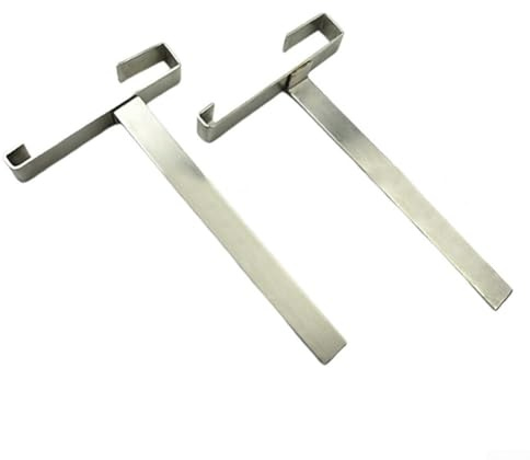 babominimer Lot de 2 supports de cadre de ruche en acier inoxydable pour apiculteurs - Outil de support de perchoir avec griffes d'extension pour rangement et inspection des boîtes à abeilles
