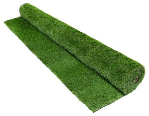 ECD Germany konstgräs rulle 150x700 cm 10,5 m² grön väderbeständig UV-beständig vattengenomsläpplig mjuk naturtrogen realistisk balkong terrass trädgård lätt att installera underhållsfri hög kvalitet
