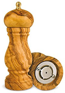 Arte wood spool SRL pepper mill in olive wood 10x6 cm