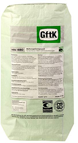 vdw 480 BettungsCompound zementgrau 25kg