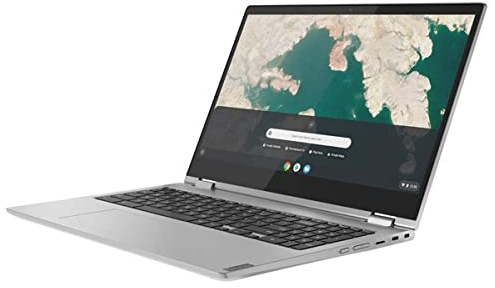 Lenovo Chromebook C340-15 15,6 tum Full HD 2-i-1-pekskärm bärbar dator, Intel Core i3-8130U 2,2 GHz, 4 GB RAM, 32 GB eMMC, Chrome OS, mineralgrå