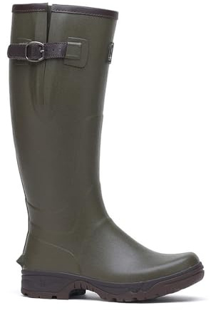 Rouchette Bottes de chasse Veneur pour femme, Kaki, 5.5 US