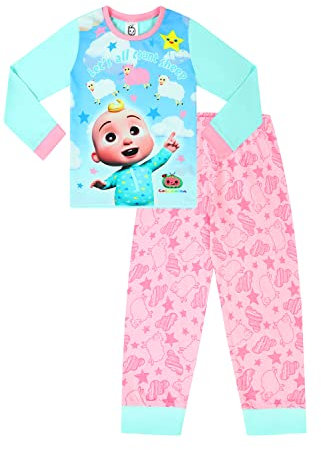 CoComelon Girls Lets All Count Sheep Long Pyjama Set Pink (4-5 Years)