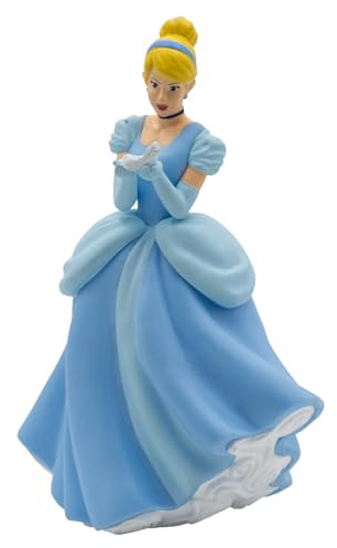 Bullyland 12599 – Leksaksfigur Walt Disney Cinderella, ca 10,4 cm, detaljrik, perfekt som en liten gåva för barn från 3 år