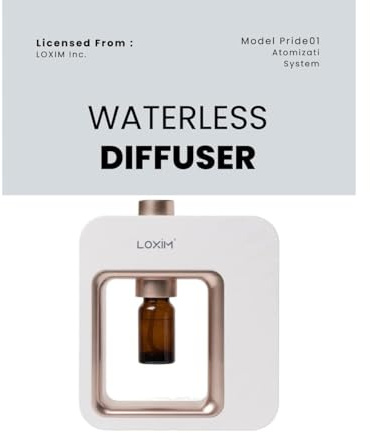 Aromatherapy Diffuser - Professional Grade Diffusers for Essential Oils, Nebulizing Technology, Full Spectrum Oil Adaptability, No Water, No Heat, Super Quiet, Portable, Battery Powered