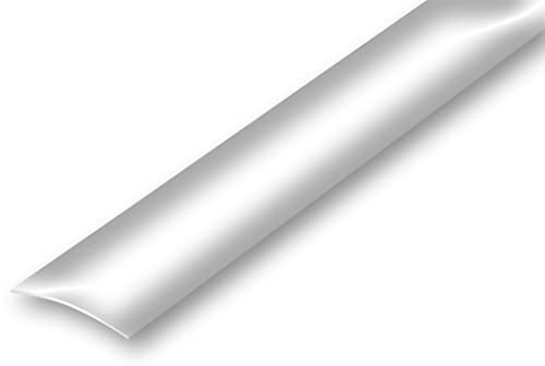 (6,84EUR/m) 20 x 1180 mm Edelstahl Übergangsprofil ungelocht glänzend poliert spiegelblank