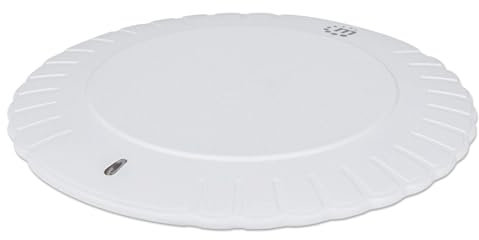 Manhattan Chargeur sans Fil à Induction 5 W, Chargeur sans Fil certifié Qi™, Charge sûre de 5 W (5 V/1 A), Coussin de Charge Rond, Blanc