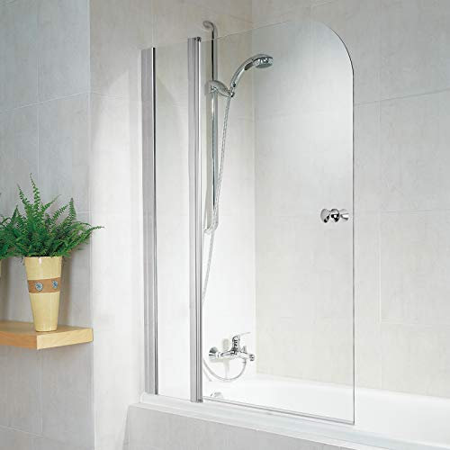 Ihr Wunschmaß millimetergenau, Schulte Duschwand Garant, 6 mm Sicherheitsglas, Duschabtrennung für Badewanne, Sondermaß D85099