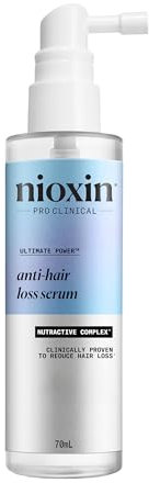 Nioxin Professional Anti-Hair Loss Leave-On Scalp Treatment - Hair Growth Serum for Thinning Hair with Caffeine & Niacinamide (70ml)