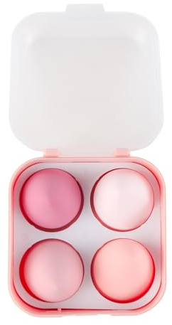 Nicear 4 st Ultramjuka Marshmallow Makeup-svampar - Latexfria Expanding Beauty Blenders för Foundation & Concealer