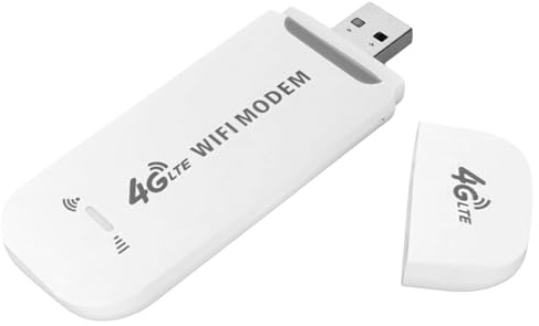 USB Wi-Fi-adapter - 4G trådlöst nätverkskort, LTE USB Wi-Fi-router | Praktisk trådlös dongel Wi-Fi-adapter, Wi-Fi-nätverksadapter för smartphone, surfplatta, PC, bärbar dator och dator, vit