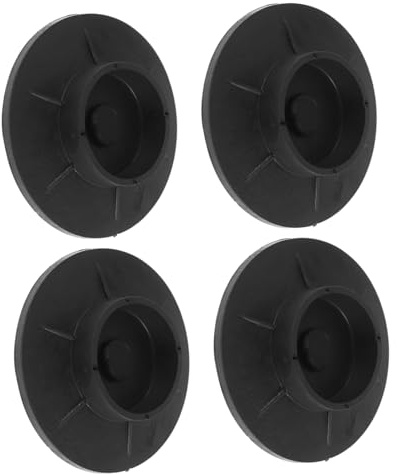 EXHUMKY 4piezas Almohadillas Antivibración Para Lavadora De Goma Estabilizador Soporte Bajo Lavadora y Secadora Protector Suelo Deslizamiento Para Rv y Camping